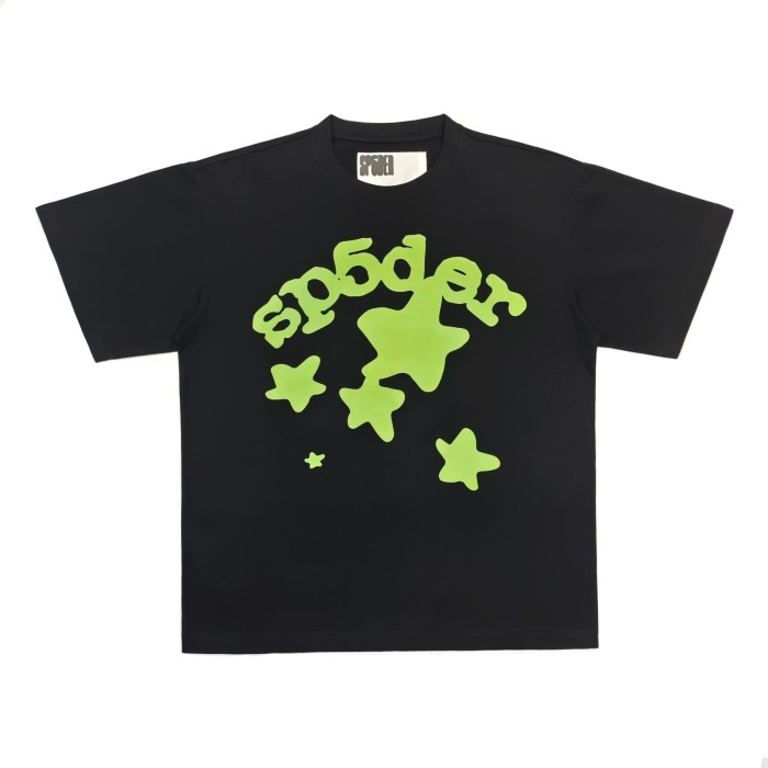 Sp5der [Big & Tall for weights up to 220 lbs]1:1 quality version 3D Puff Print Star & Letter Tee 3 colors 29458694