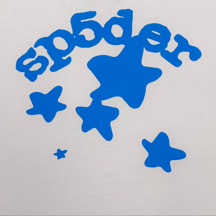 Sp5der [Big & Tall for weights up to 220 lbs]1:1 quality version 3D Puff Print Star & Letter Tee 3 colors 29458694