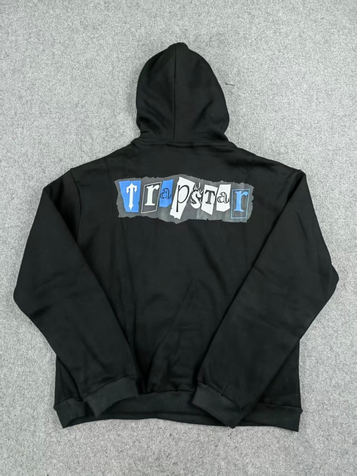 Trap Star Collage Franklin Portrait & Graffiti Text Print Hoodie 2 colors 29077359