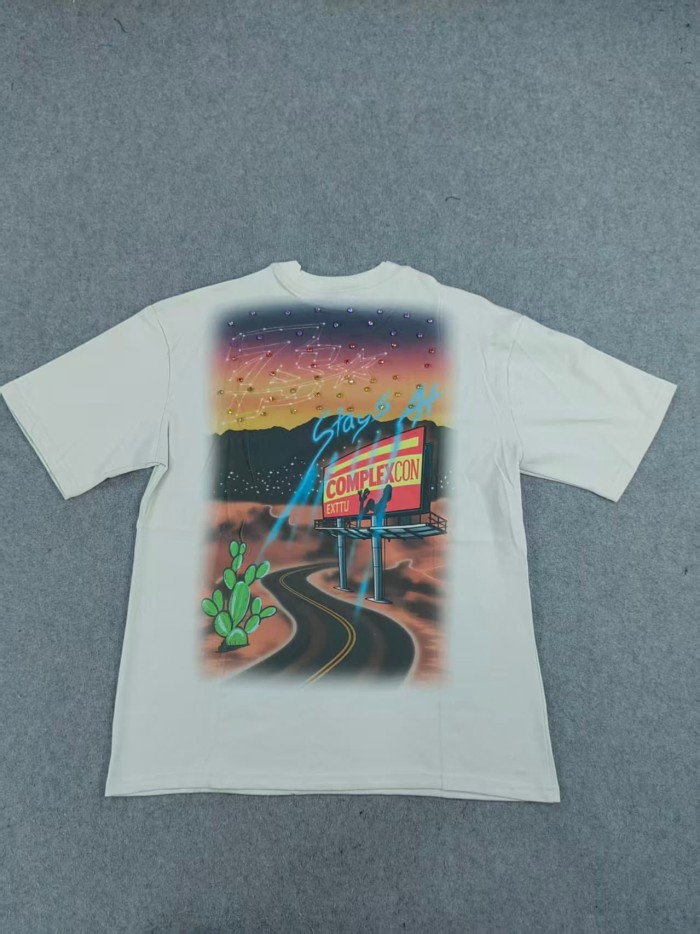 Triple Sevens Graffiti angel pattern printed street hip hop crew neck tee 12 colors 29069216