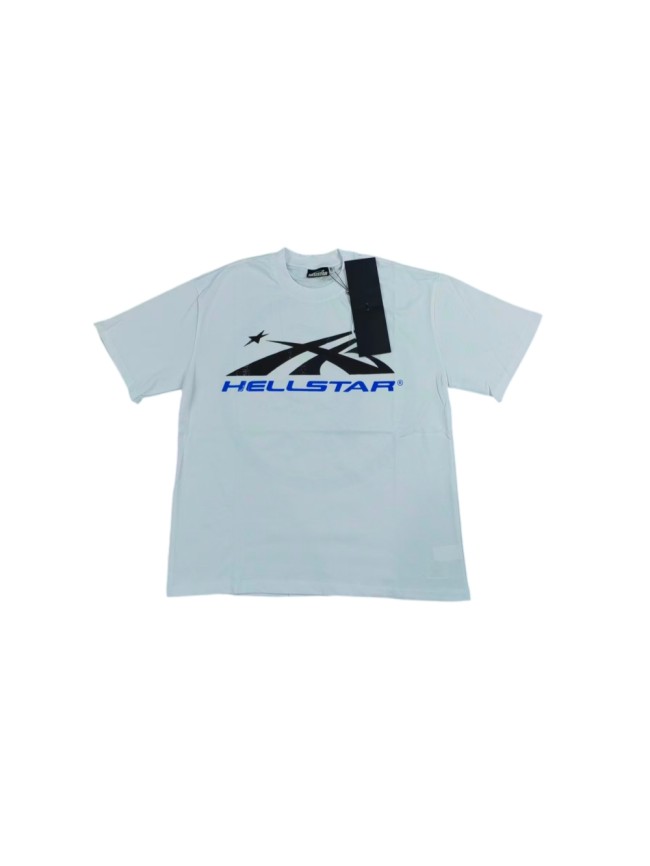 Hellstar Studio Blue logo rubber print Tee