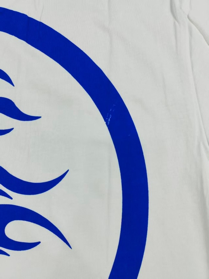 Hellstar Studio Blue logo rubber print Tee