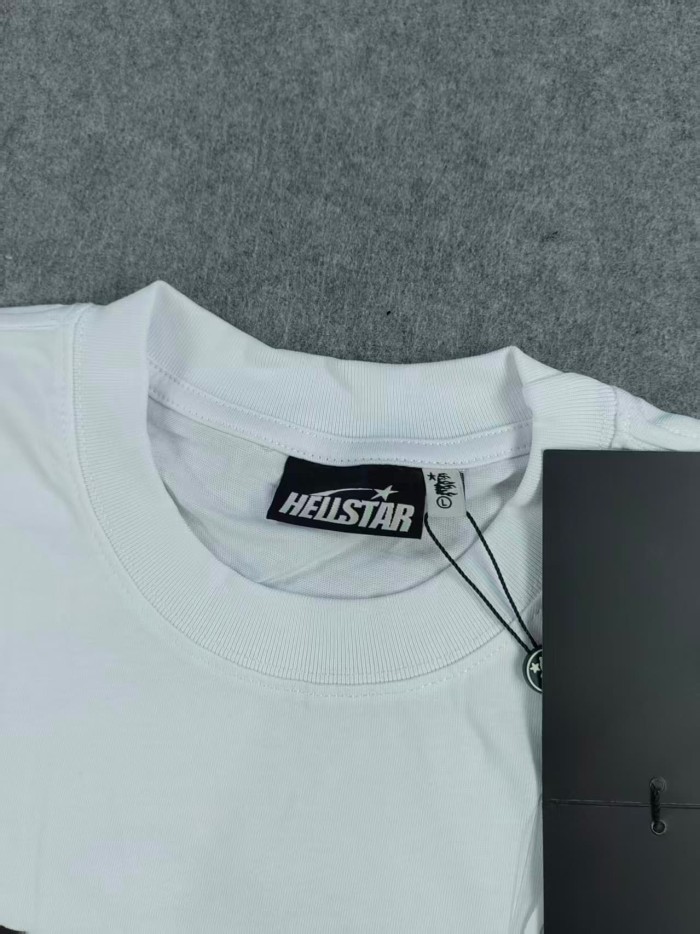 Hellstar Studio Blue logo rubber print Tee