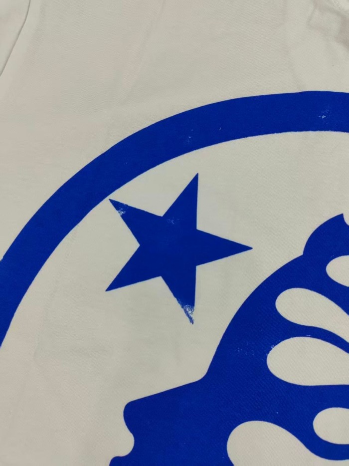Hellstar Studio Blue logo rubber print Tee