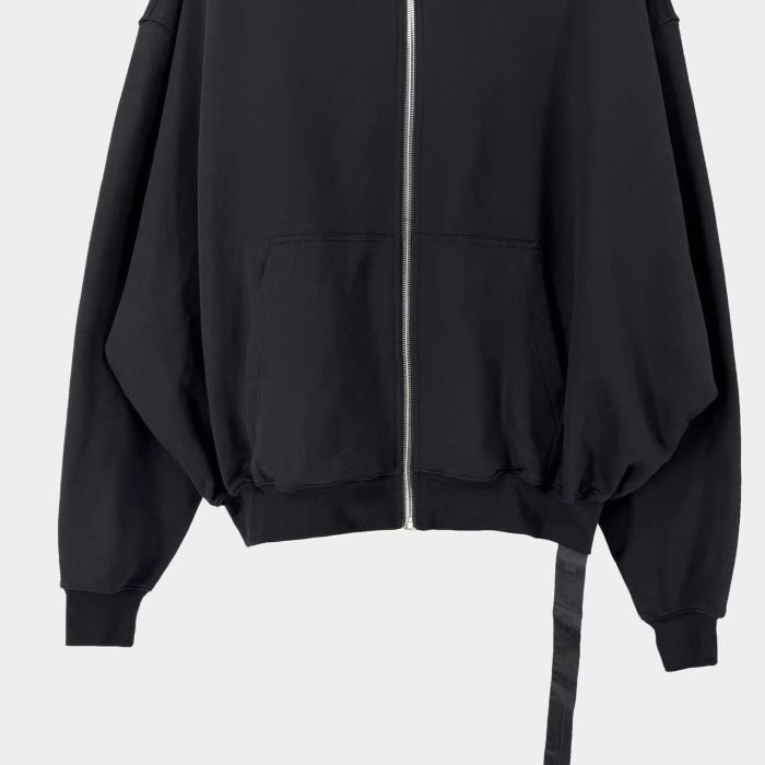 Rick Owens 1:1 quality version Small Label Streamer Diagonal Zip Wizard Hoodie 5 colors 29214048