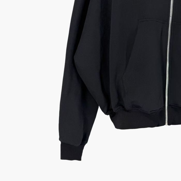 Rick Owens 1:1 quality version Small Label Streamer Diagonal Zip Wizard Hoodie 5 colors 29214048