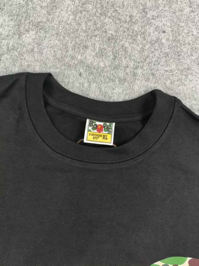 A Bathing Ape Bape Left Camouflage Printed Big Ape Head Tee 8 colors 27704489