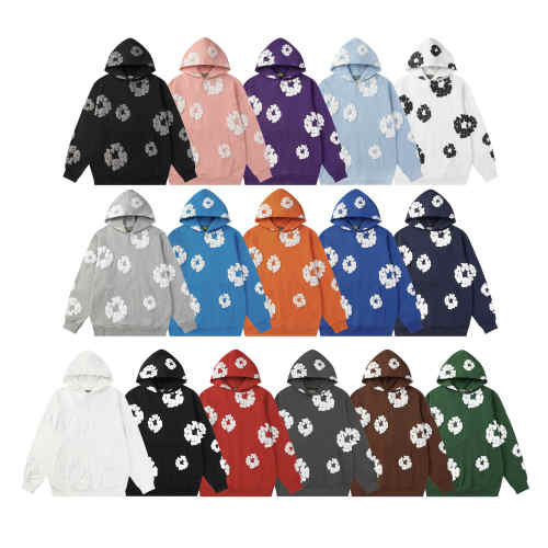 [50% Off]Denim Tears Basic Kapok Foam Print Hoodie & Pants 16 colors 26893743