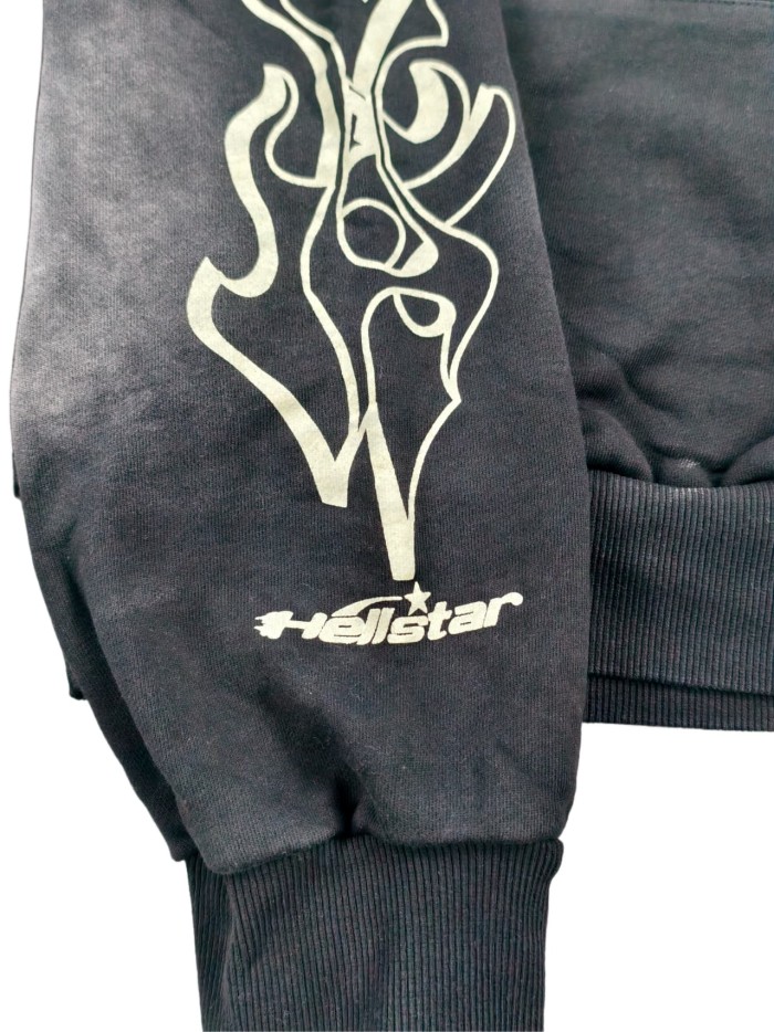 [50% Off]Hellstar Studio Mudprint Wash Version Hoodie 26902427