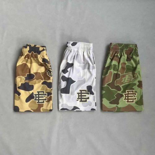 [50% Off]Eric Emanuel 1:1 quality version Camouflage Style Mesh Quick Dry Athletic Shorts 3 colors