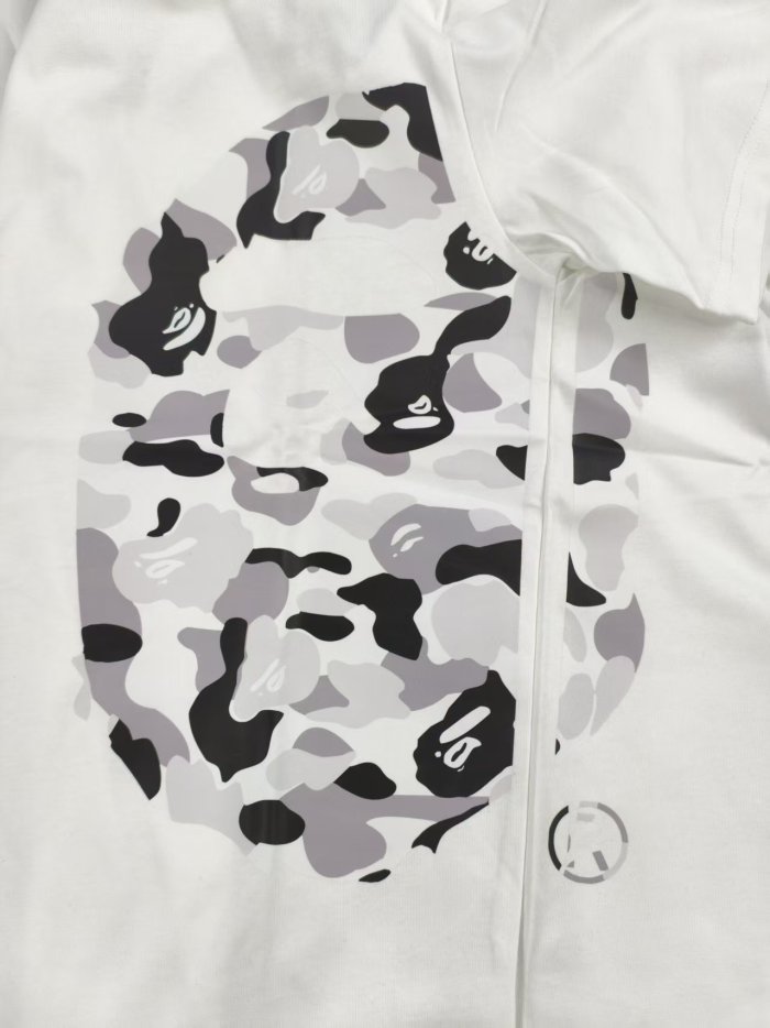 A Bathing Ape Bape Left Camouflage Printed Big Ape Head Tee 8 colors 27704489