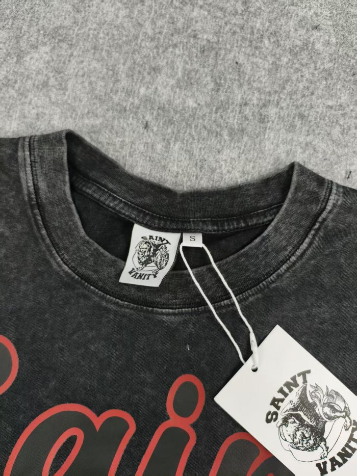 Saint Vanity Letter Logo Portrait Print Washed Version Tee 37 colors 28749323