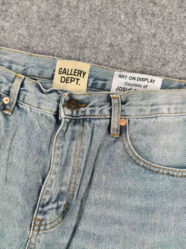 Basic High Street Washed Micro Blue Spliced Jeans 3 colors