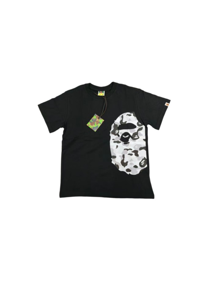 A Bathing Ape Bape Left Camouflage Printed Big Ape Head Tee 8 colors 27704489