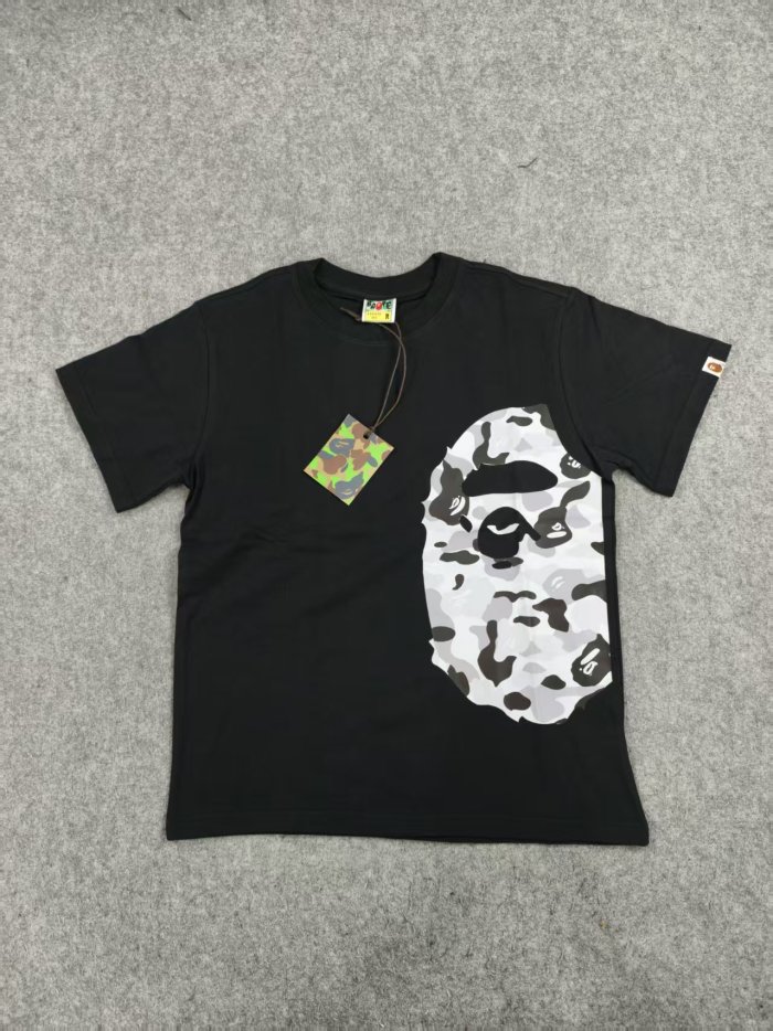 A Bathing Ape Bape Left Camouflage Printed Big Ape Head Tee 8 colors 27704489