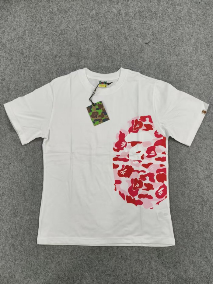 A Bathing Ape Bape Left Camouflage Printed Big Ape Head Tee 8 colors 27704489