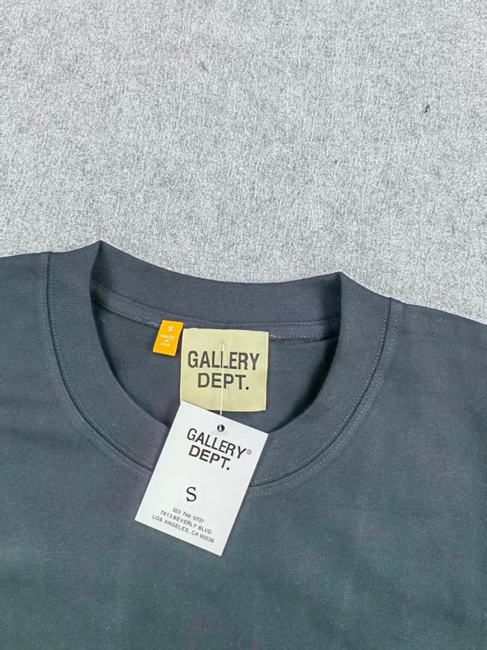 GaIIery Dept. Chest Small Logo Back Hollywood Address Color Contrast Print Minimal Tee 2 colors 29455541