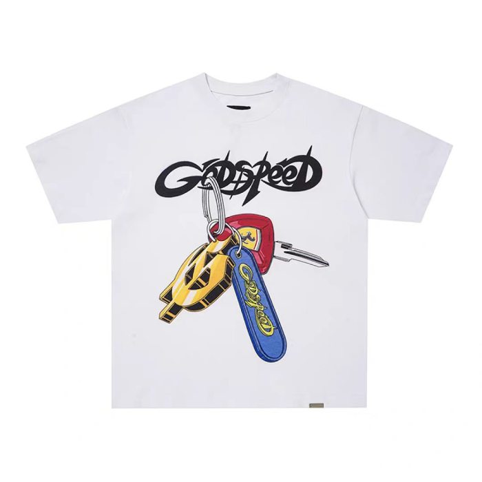 Godspeed 1:1 quality version American Street Washed Skull Reaper Samurai T-shirt 32 colors 29474749