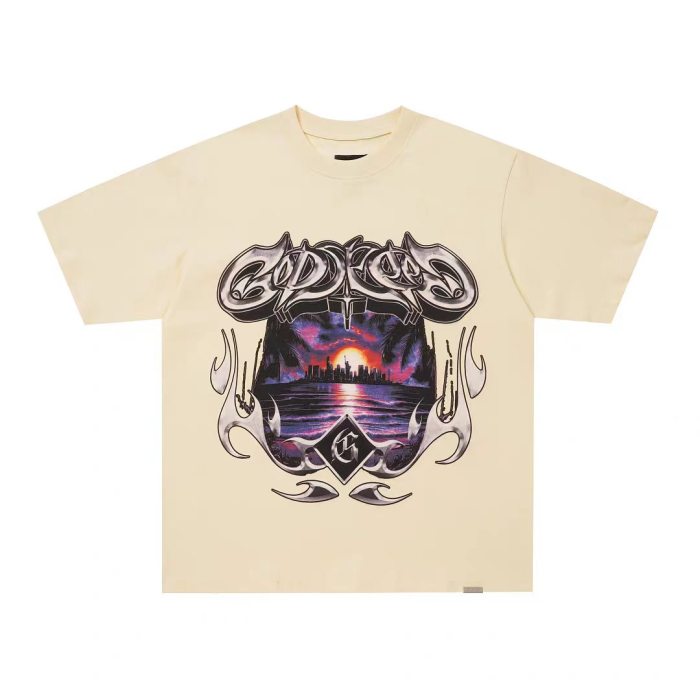 Godspeed 1:1 quality version American High Street Skull Racer Multi Flag T-shirt 21 colors 29474775