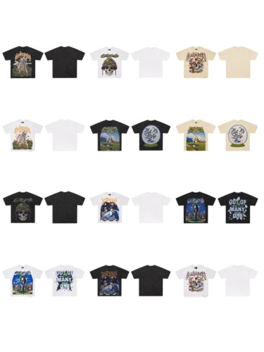 Godspeed 1:1 quality version American High Street Skull Animal Graphic T-shirt 14 colors 29474786