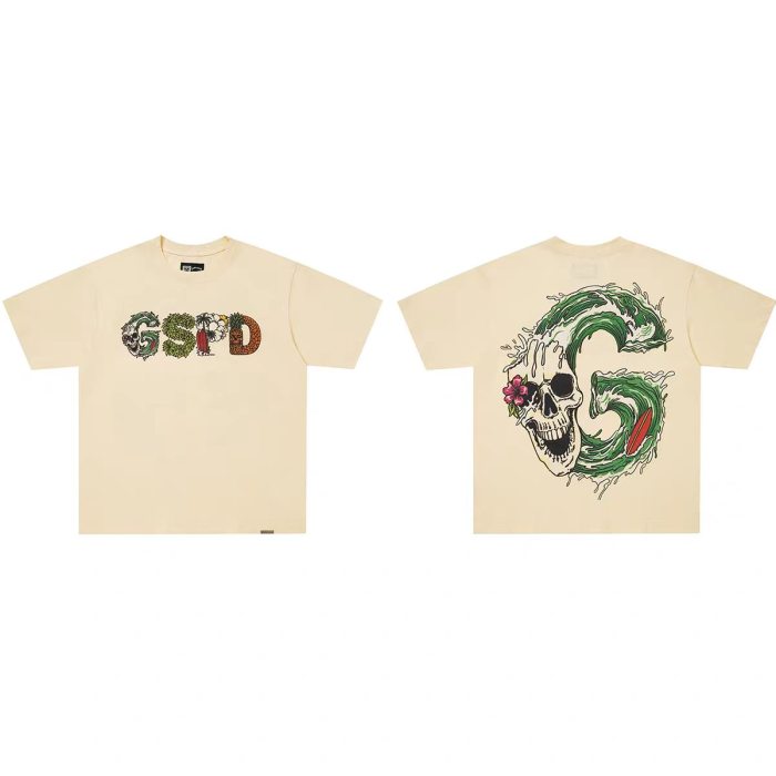 Godspeed 1:1 quality version American Street Washed Skull Reaper Samurai T-shirt 32 colors 29474749