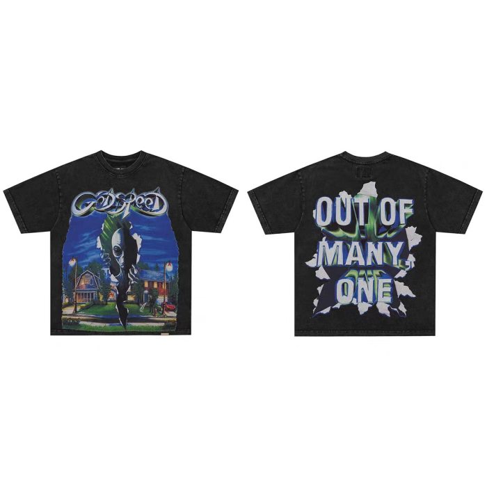 Godspeed 1:1 quality version American High Street Skull Animal Graphic T-shirt 14 colors 29474786
