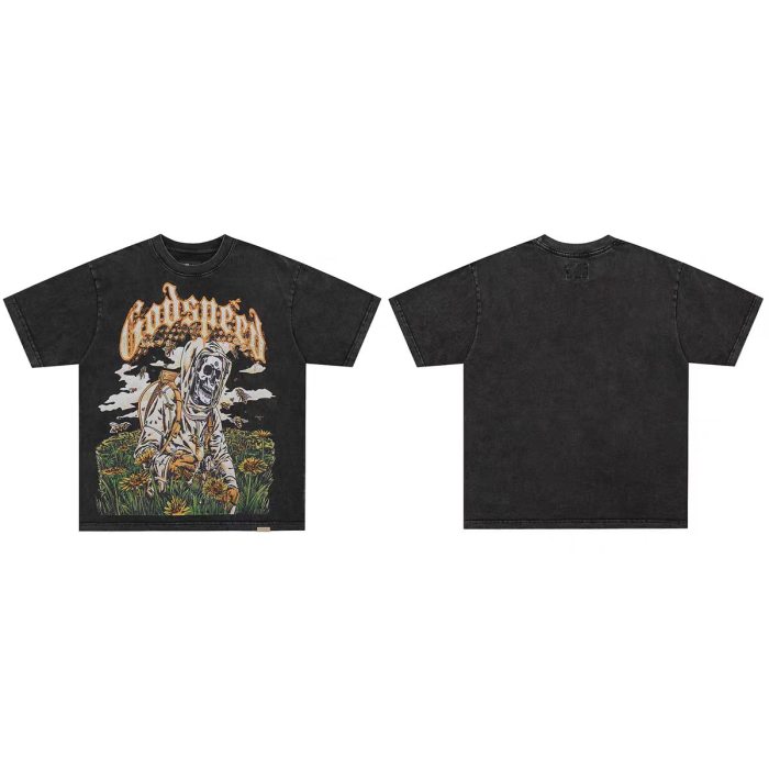 Godspeed 1:1 quality version American High Street Skull Animal Graphic T-shirt 14 colors 29474786
