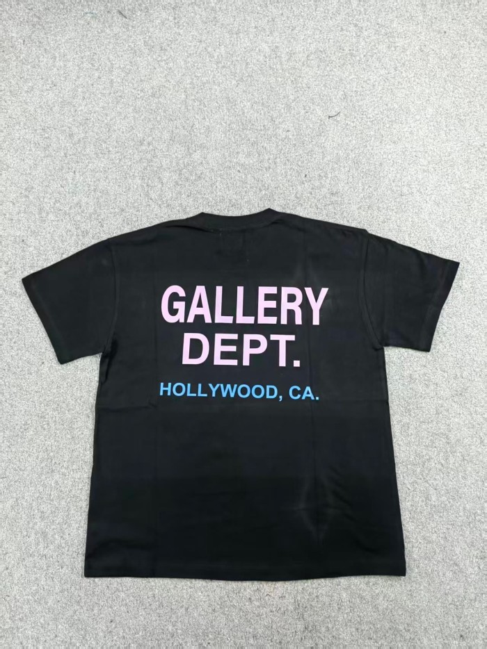 GaIIery Dept. Chest Small Logo Back Hollywood Address Color Contrast Print Minimal Tee 2 colors 29455541