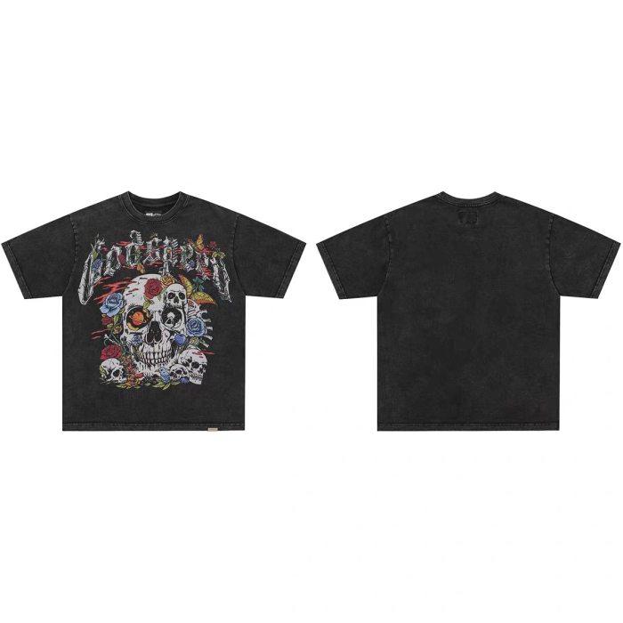 Godspeed 1:1 quality version American High Street Skull Racer Multi Flag T-shirt 21 colors 29474775