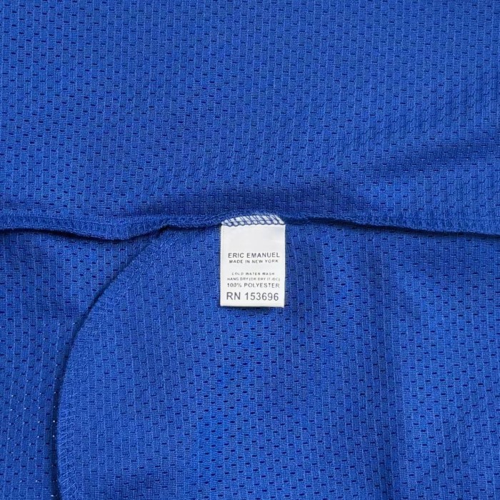 Eric Emanuel 1:1 quality version Royal Blue Mesh White Logo Embroidery Loose Athletic Shorts 29475163