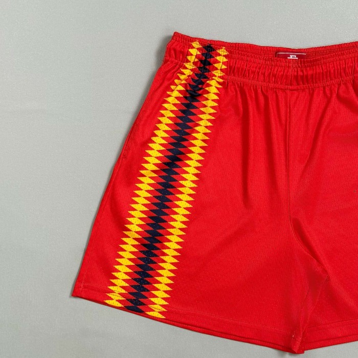 Eric Emanuel 1:1 quality version Mesh Yellow Black Zigzag Geometric Logo Embroidery Athletic Shorts 29475119