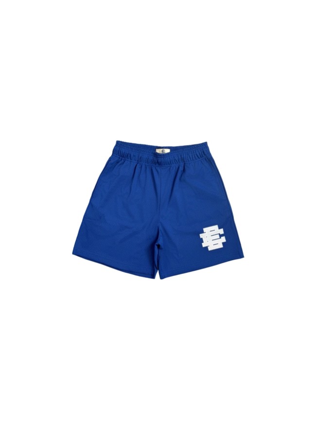 Eric Emanuel 1:1 quality version Royal Blue Mesh White Logo Embroidery Loose Athletic Shorts 29475163