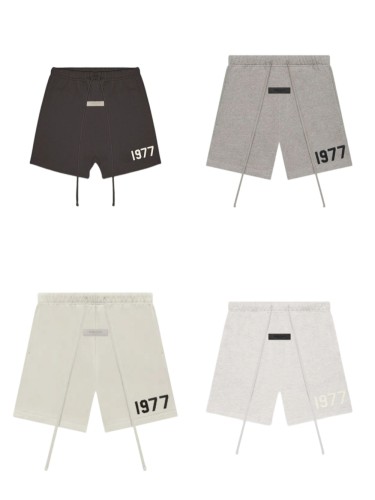 Fear Of God (Essentials) [Big & Tall for weights up to 220 lbs]1:1 quality version 1977 Flocked Printed Shorts 4 colors 26938514