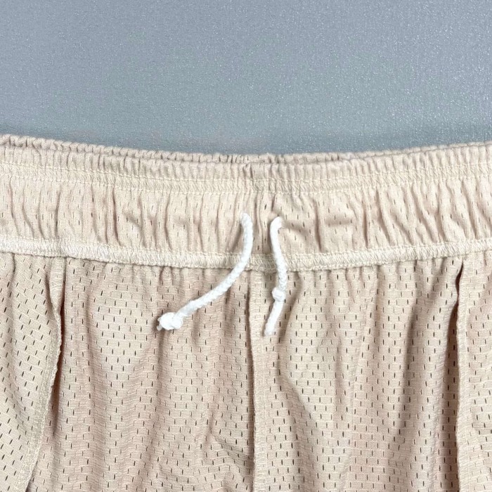 Eric Emanuel 1:1 quality version Beige Navy Logo Embroidery Mesh Athletic Shorts 29478087
