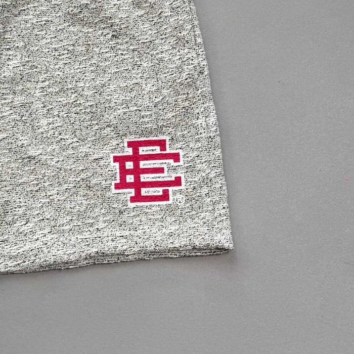 Eric Emanuel 1:1 quality version Gray Logo Embroidery Casual Loose Knit Sweat Shorts 3 colors 29477471