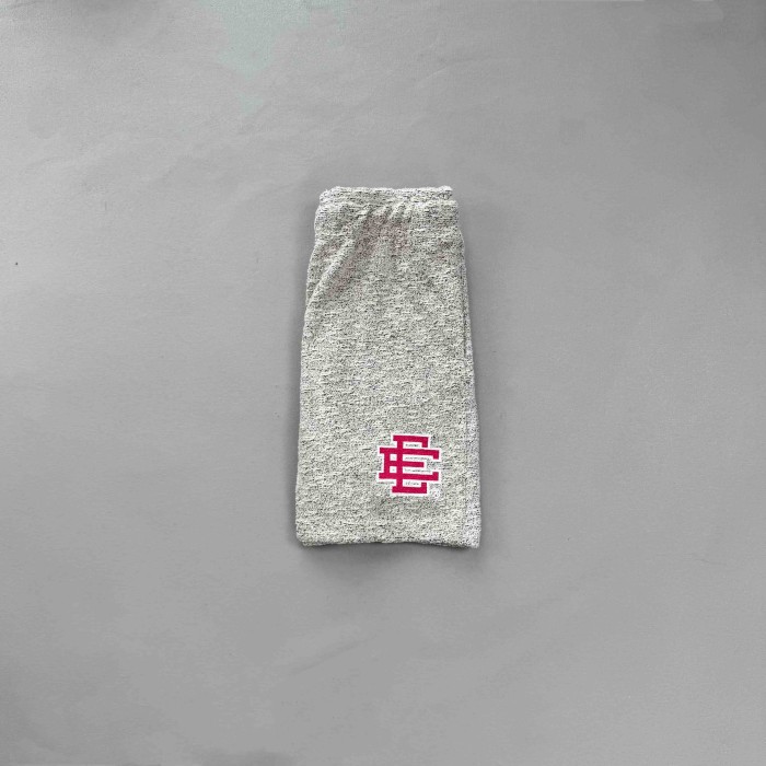 Eric Emanuel 1:1 quality version Gray Logo Embroidery Casual Loose Knit Sweat Shorts 3 colors 29477471