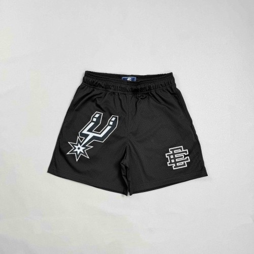 Eric Emanuel 1:1 quality version San Antonio Spurs Mesh Team Logo Embroidery Shorts 29477708