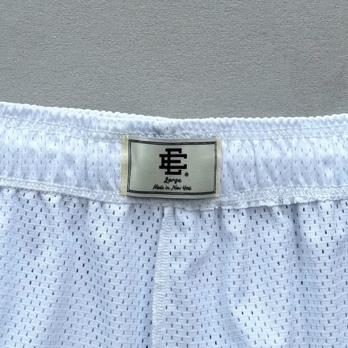 Eric Emanuel 1:1 quality version Mesh Red Glitter Logo Embroidery Athletic Shorts 2 colors 29477678