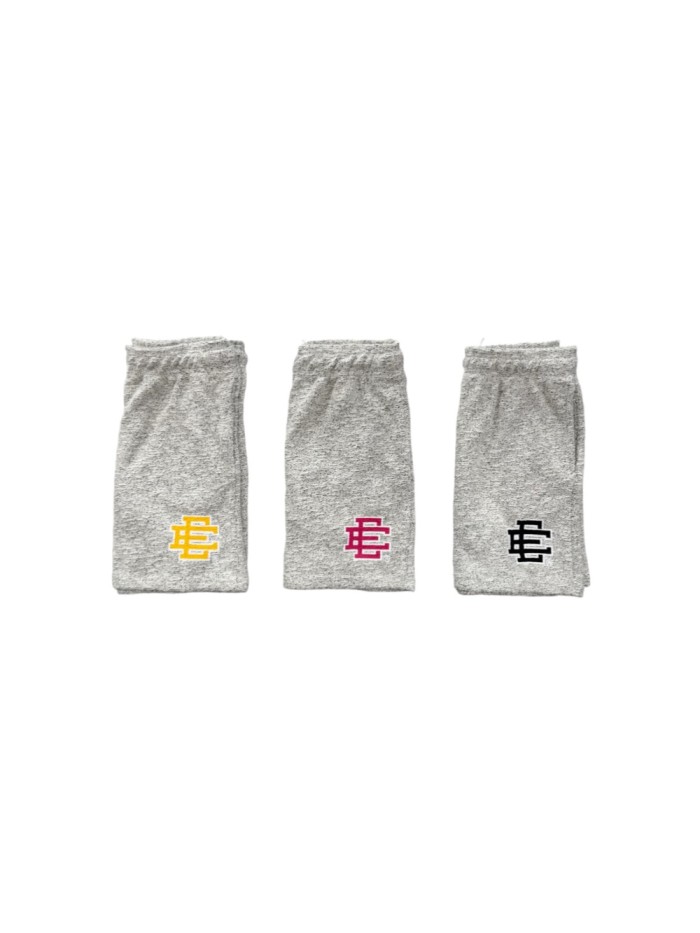 Eric Emanuel 1:1 quality version Gray Logo Embroidery Casual Loose Knit Sweat Shorts 3 colors 29477471