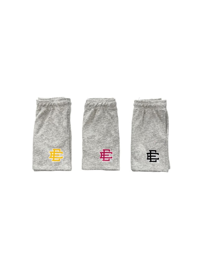 Eric Emanuel 1:1 quality version Gray Logo Embroidery Casual Loose Knit Sweat Shorts 3 colors 29477471