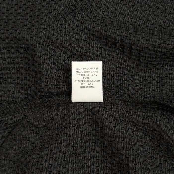 Eric Emanuel 1:1 quality version New York Knicks Black Mesh Team Logo Embroidery Shorts 29478074