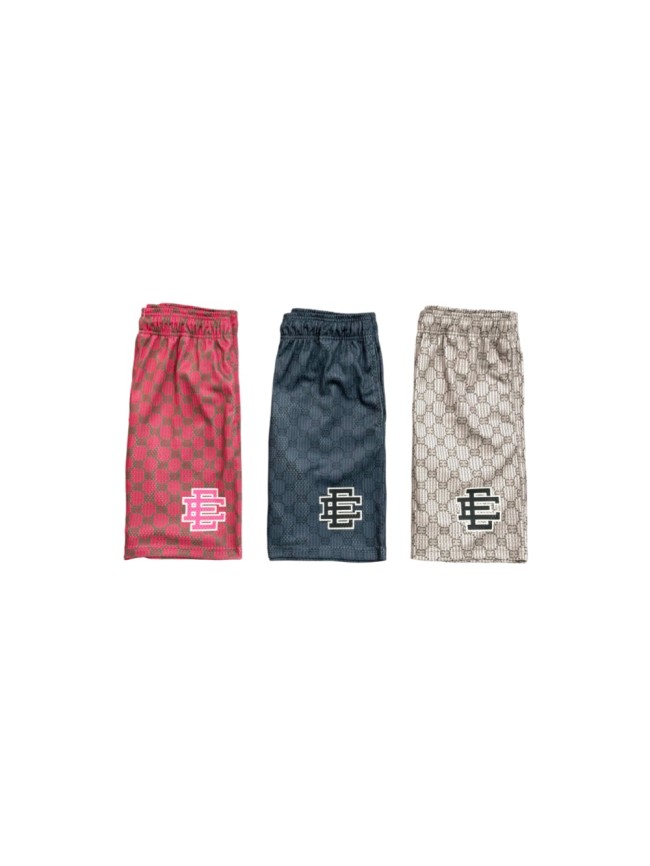 Eric Emanuel 1:1 quality version EE Monogram All Over Print Mesh Logo Shorts 3 colors 29478147