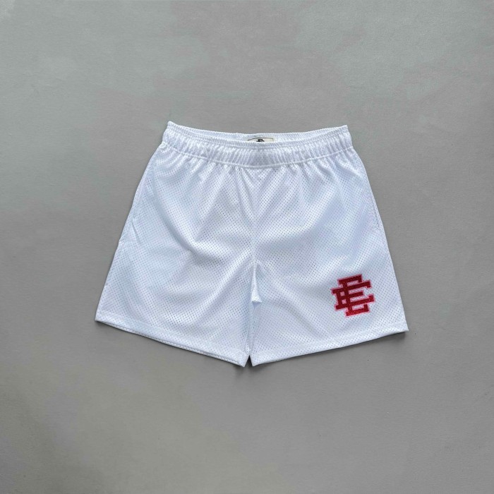 Eric Emanuel 1:1 quality version Mesh Red Glitter Logo Embroidery Athletic Shorts 2 colors 29477678