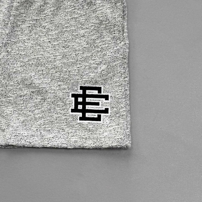Eric Emanuel 1:1 quality version Gray Logo Embroidery Casual Loose Knit Sweat Shorts 3 colors 29477471