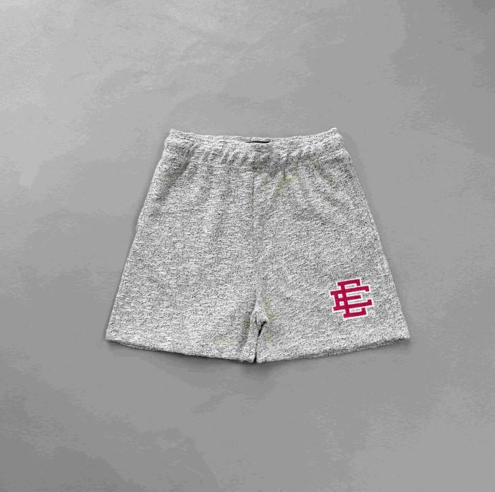 Eric Emanuel 1:1 quality version Gray Logo Embroidery Casual Loose Knit Sweat Shorts 3 colors 29477471