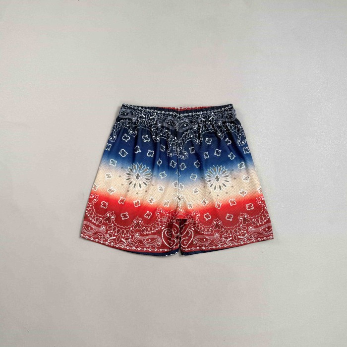 Eric Emanuel 1:1 quality version Bandana Paisley Print Mesh Logo Embroidery Athletic Shorts 29477642