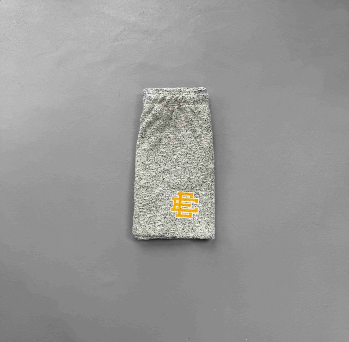 Eric Emanuel 1:1 quality version Gray Logo Embroidery Casual Loose Knit Sweat Shorts 3 colors 29477471
