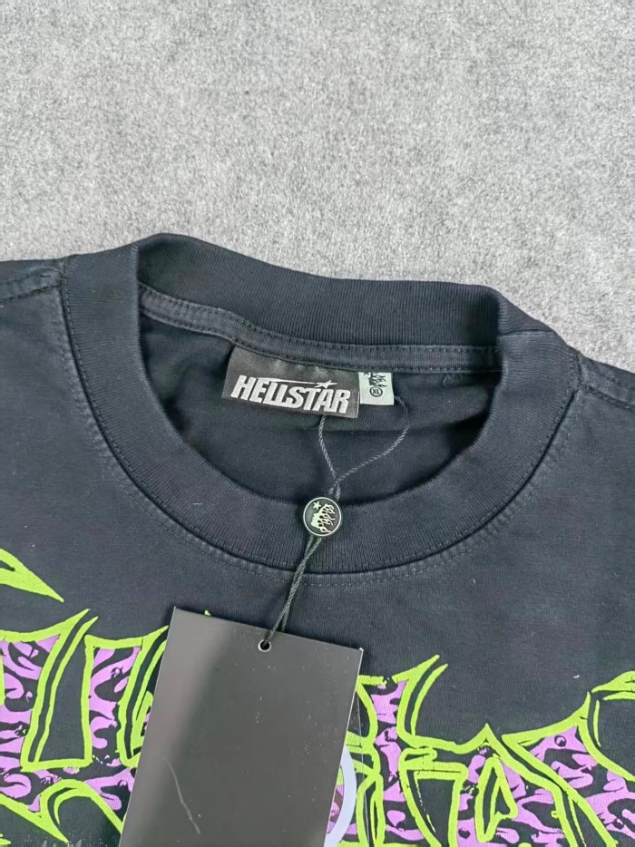 Hellstar Studio Rapper Vintage Printed Washed Version Tee
