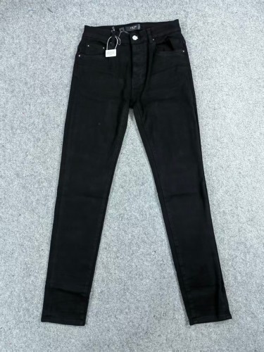 Amiri 1:1 quality version Solid Black High Street Basic Slim-fit Jeans 29091967