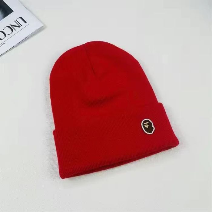 [50% Off]A Bathing Ape Ape Head Classic Embroidered Labeled Cold Beanie 18 colors 27356709